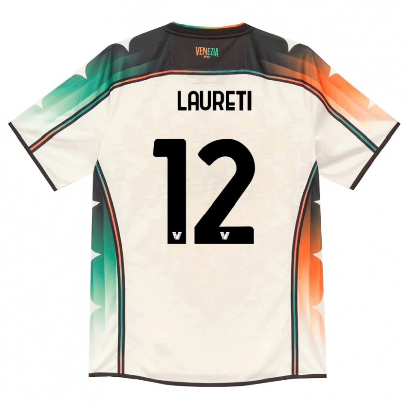 Danxen Dame Tommaso Laureti #12 Oldlace Oransje Grønn Bortetrøye Drakt Trøye 2026/27 Skjorter T-Skjorte