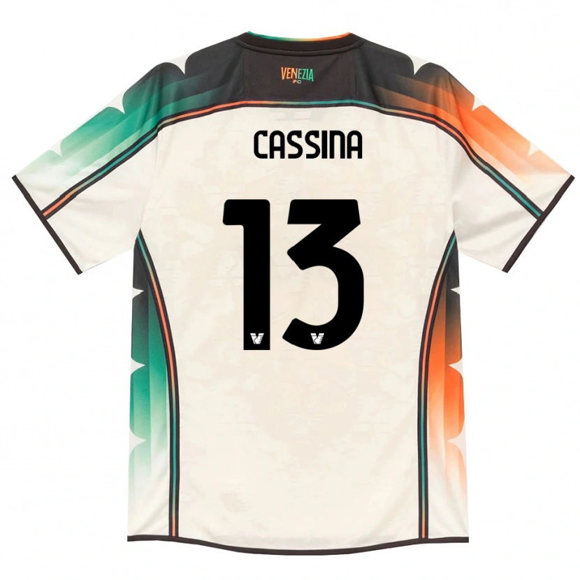 Danxen Dame Tommaso Cassina #13 Oldlace Oransje Grønn Bortetrøye Drakt Trøye 2026/27 Skjorter T-Skjorte