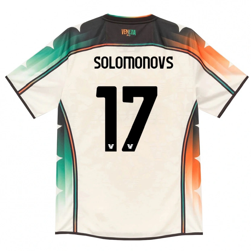 Danxen Dame Nikita Solomonovs #17 Oldlace Oransje Grønn Bortetrøye Drakt Trøye 2026/27 Skjorter T-Skjorte