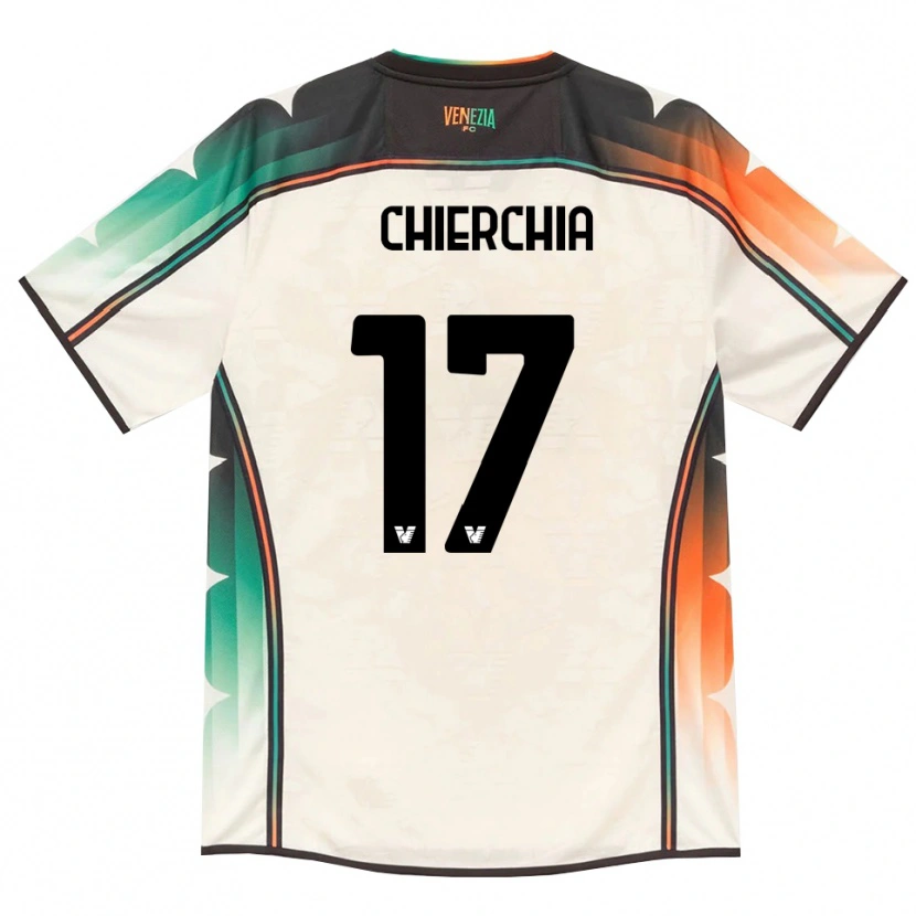 Danxen Dame Chiara Chierchia #17 Oldlace Oransje Grønn Bortetrøye Drakt Trøye 2026/27 Skjorter T-Skjorte