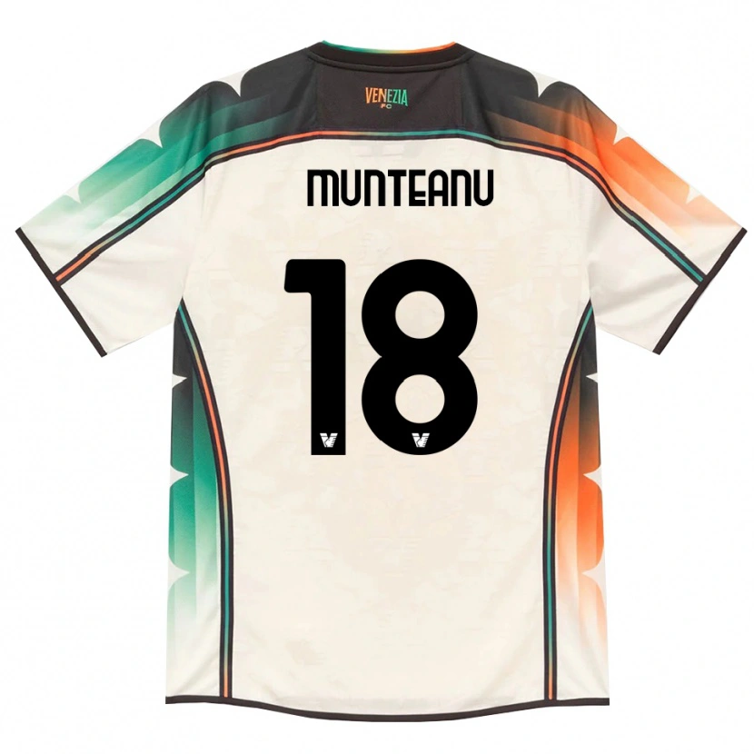 Danxen Dame Denis Munteanu #18 Oldlace Oransje Grønn Bortetrøye Drakt Trøye 2026/27 Skjorter T-Skjorte