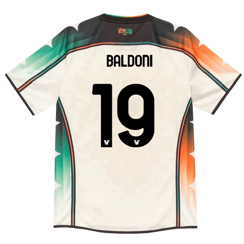 Danxen Dame Edoardo Baldoni #19 Oldlace Oransje Grønn Bortetrøye Drakt Trøye 2026/27 Skjorter T-Skjorte