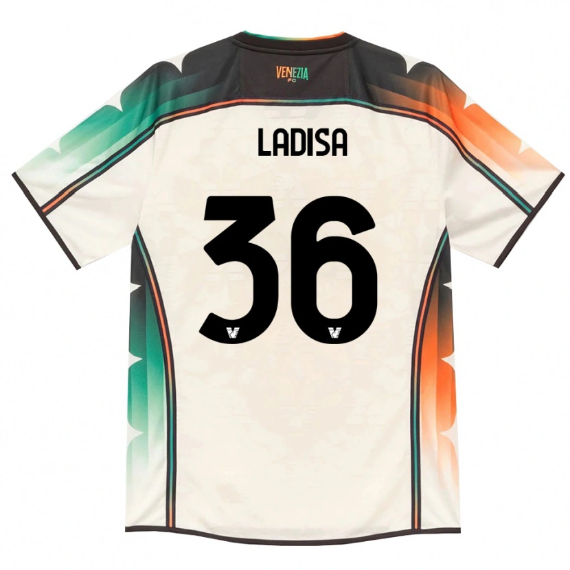 Danxen Dame Marco Ladisa #36 Oldlace Oransje Grønn Bortetrøye Drakt Trøye 2026/27 Skjorter T-Skjorte