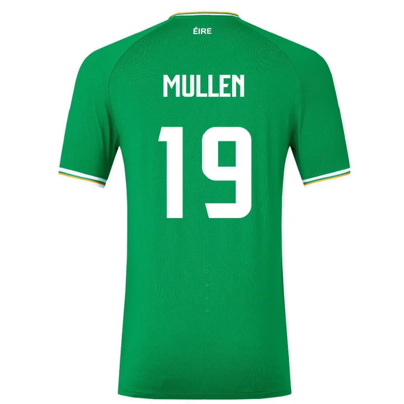 Danxen Barn Irland Senan Mullen #19 Grønn Hjemmetrøye Drakt Trøye 24-26 Skjorter T-Skjorte