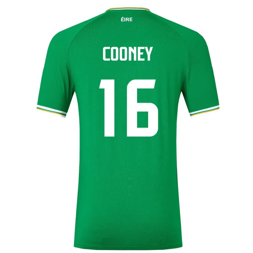 Danxen Barn Irland Oisin Cooney #16 Grønn Hjemmetrøye Drakt Trøye 24-26 Skjorter T-Skjorte