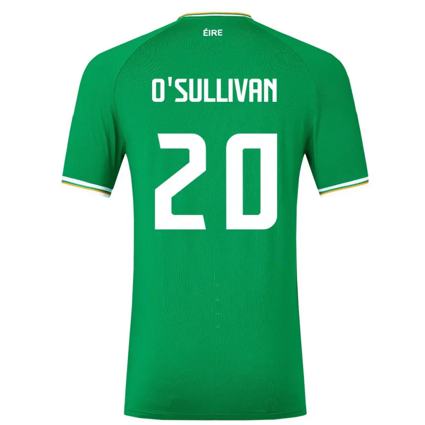 Danxen Barn Irland Cathal O'sullivan #20 Grønn Hjemmetrøye Drakt Trøye 24-26 Skjorter T-Skjorte