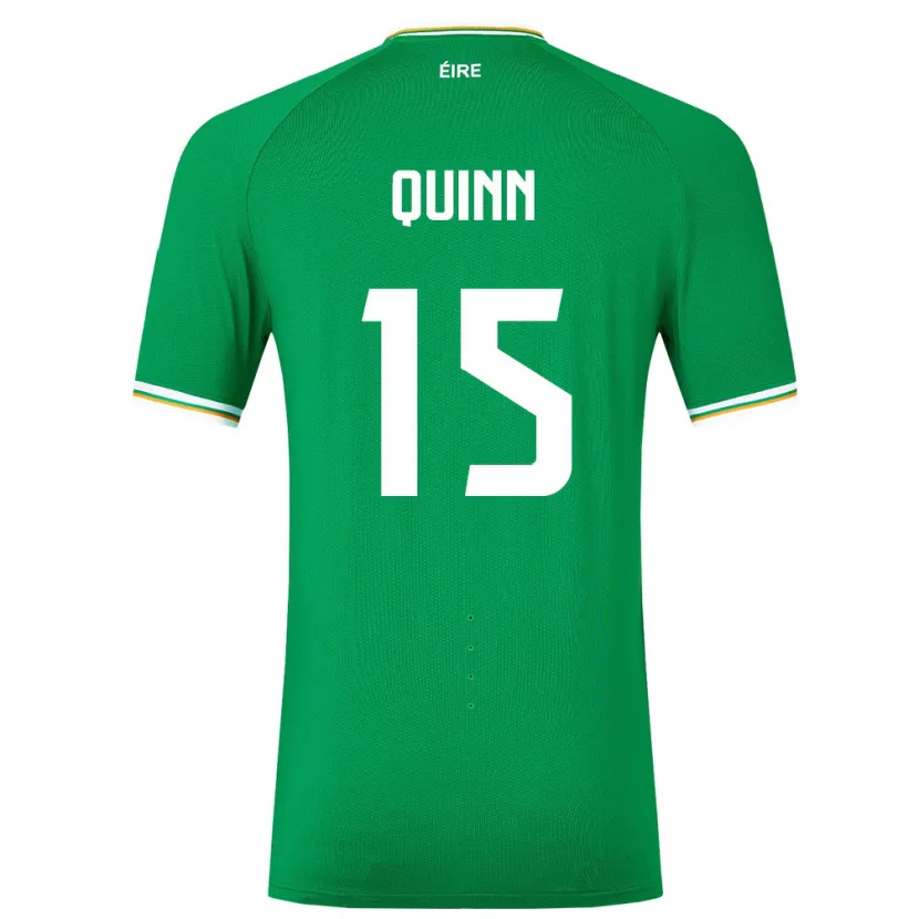 Danxen Barn Irland Lucy Quinn #15 Grønn Hjemmetrøye Drakt Trøye 24-26 Skjorter T-Skjorte