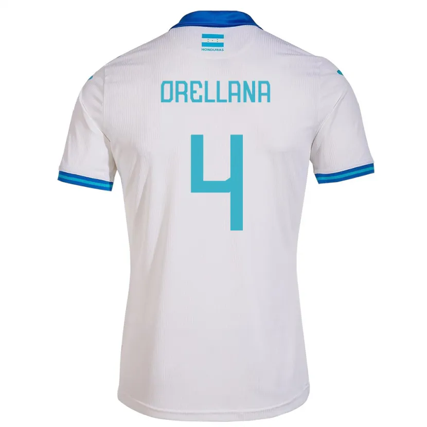 Danxen Barn Honduras André Orellana #4 Hvit Hjemmetrøye Drakt Trøye 24-26 Skjorter T-Skjorte