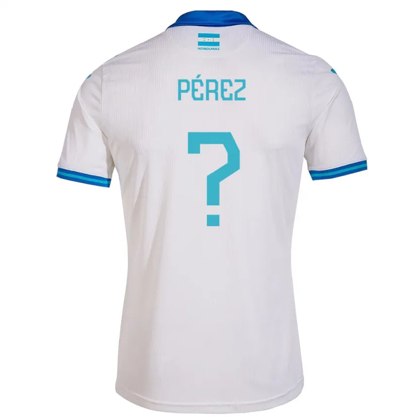 Danxen Barn Honduras Stedman Pérez #0 Hvit Hjemmetrøye Drakt Trøye 24-26 Skjorter T-Skjorte