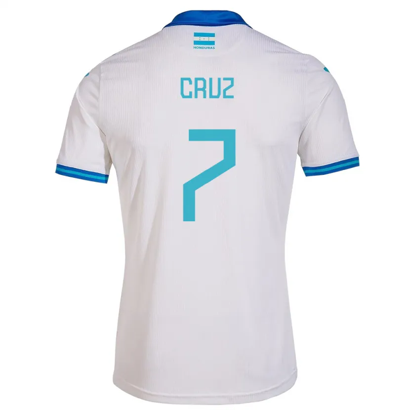 Danxen Barn Honduras Nixon Cruz #7 Hvit Hjemmetrøye Drakt Trøye 24-26 Skjorter T-Skjorte