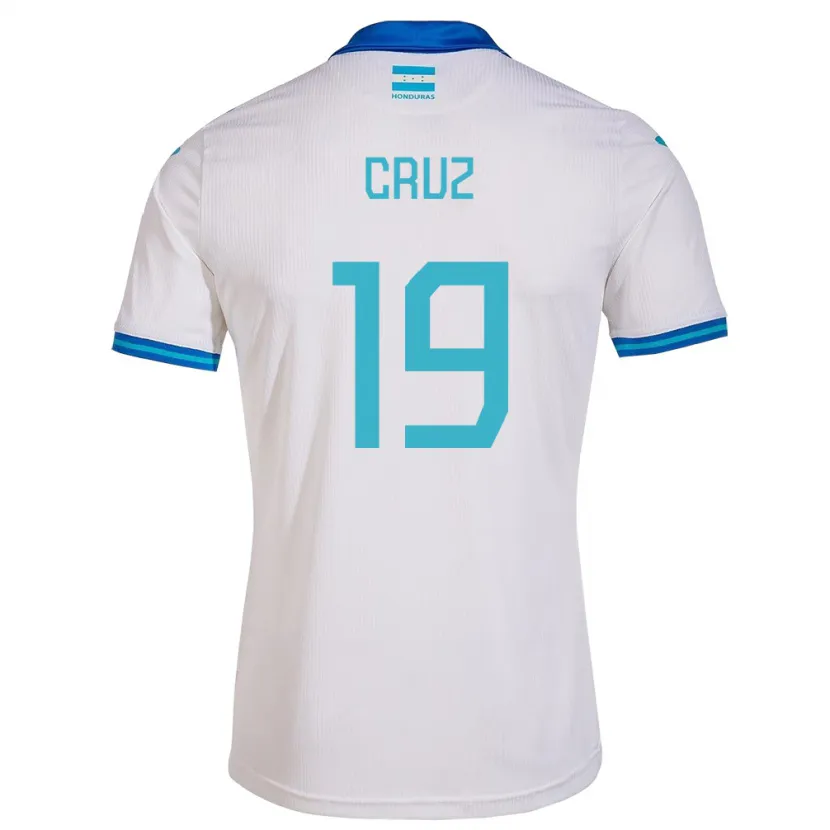 Danxen Barn Honduras Russel Cruz #19 Hvit Hjemmetrøye Drakt Trøye 24-26 Skjorter T-Skjorte