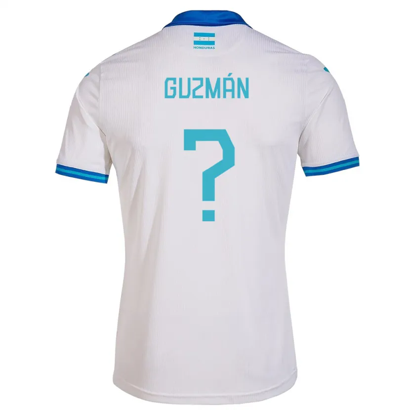 Danxen Barn Honduras Giselle Guzmán #0 Hvit Hjemmetrøye Drakt Trøye 24-26 Skjorter T-Skjorte