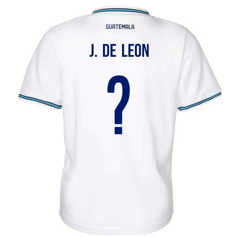 Danxen Barn Guatemala Jose De Leon #0 Hvit Hjemmetrøye Drakt Trøye 24-26 Skjorter T-Skjorte