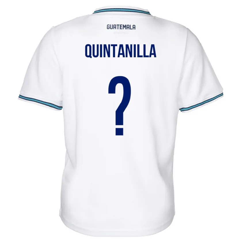 Danxen Barn Guatemala Anayelli Quintanilla #0 Hvit Hjemmetrøye Drakt Trøye 24-26 Skjorter T-Skjorte