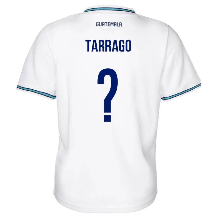 Danxen Barn Guatemala María Tarrago #0 Hvit Hjemmetrøye Drakt Trøye 24-26 Skjorter T-Skjorte