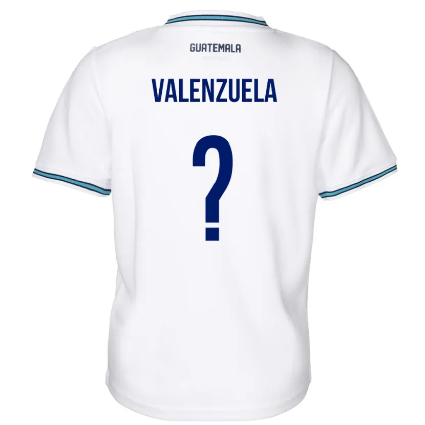Danxen Barn Guatemala Briana Valenzuela #0 Hvit Hjemmetrøye Drakt Trøye 24-26 Skjorter T-Skjorte