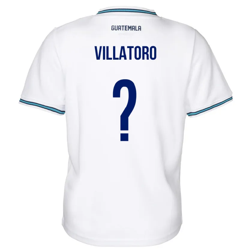 Danxen Barn Guatemala Grace Villatoro #0 Hvit Hjemmetrøye Drakt Trøye 24-26 Skjorter T-Skjorte