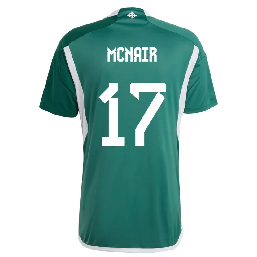Danxen Barn Nord-Irland Paddy Mcnair #17 Grønn Hjemmetrøye Drakt Trøye 24-26 Skjorter T-Skjorte