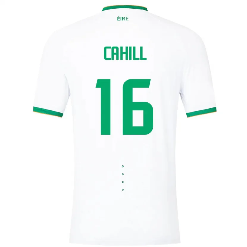 Danxen Barn Irland Killian Cahill #16 Hvit Bortetrøye Drakt Trøye 24-26 Skjorter T-Skjorte