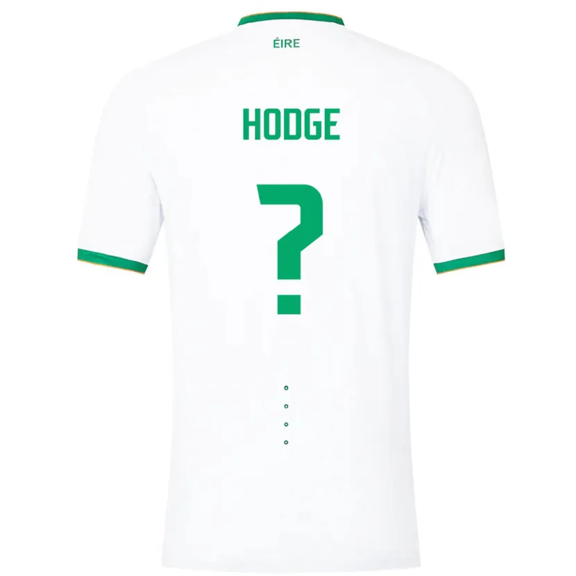 Danxen Barn Irland Joe Hodge #0 Hvit Bortetrøye Drakt Trøye 24-26 Skjorter T-Skjorte