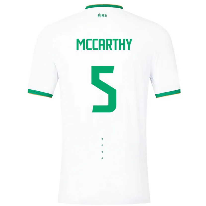 Danxen Barn Irland Taylor Mccarthy #5 Hvit Bortetrøye Drakt Trøye 24-26 Skjorter T-Skjorte