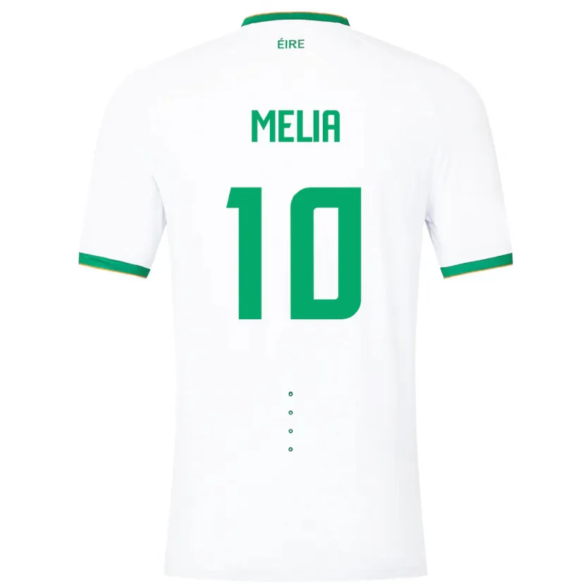 Danxen Barn Irland Mason Melia #10 Hvit Bortetrøye Drakt Trøye 24-26 Skjorter T-Skjorte