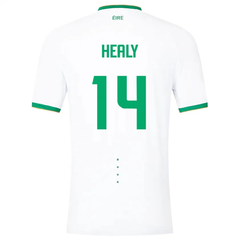 Danxen Barn Irland Freya Healy #14 Hvit Bortetrøye Drakt Trøye 24-26 Skjorter T-Skjorte