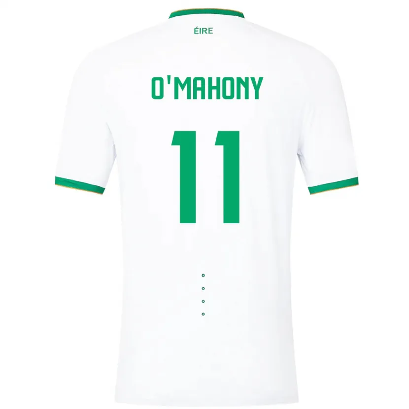 Danxen Barn Irland Éabha O'mahony #11 Hvit Bortetrøye Drakt Trøye 24-26 Skjorter T-Skjorte