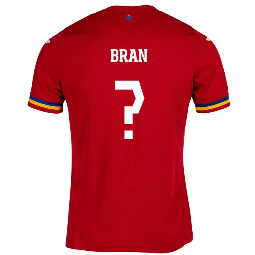 Danxen Barn Romania Sebastian Bran #0 Rød Bortetrøye Drakt Trøye 24-26 Skjorter T-Skjorte
