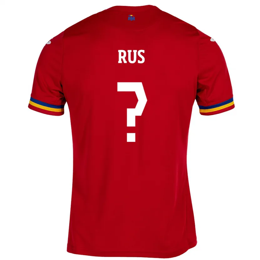 Danxen Barn Romania Jayden Rus #0 Rød Bortetrøye Drakt Trøye 24-26 Skjorter T-Skjorte