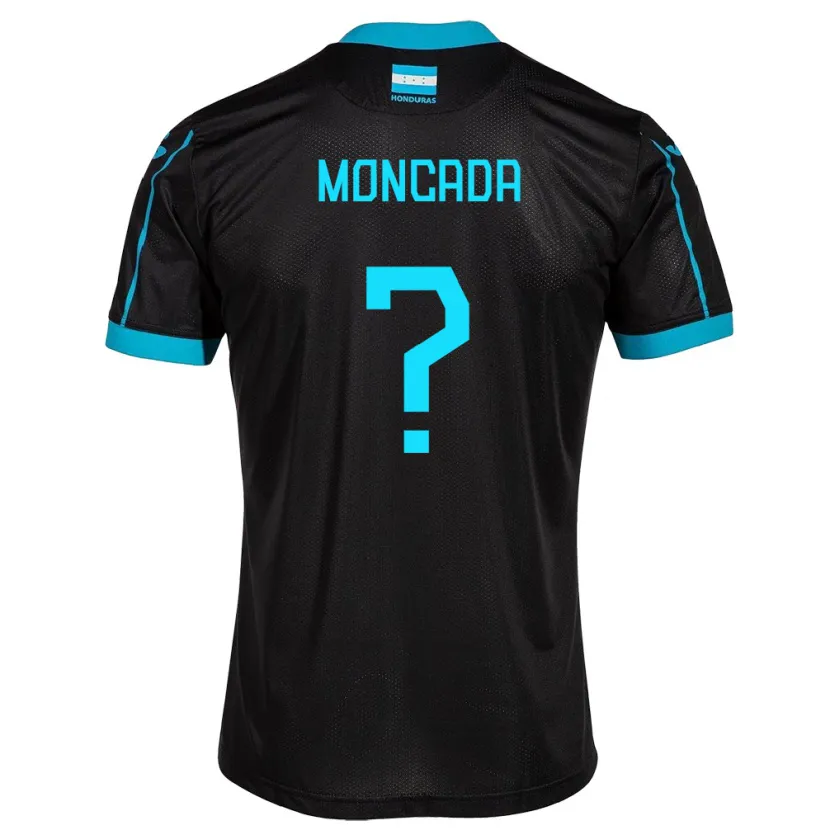 Danxen Barn Honduras Linda Moncada #0 Svart Bortetrøye Drakt Trøye 24-26 Skjorter T-Skjorte
