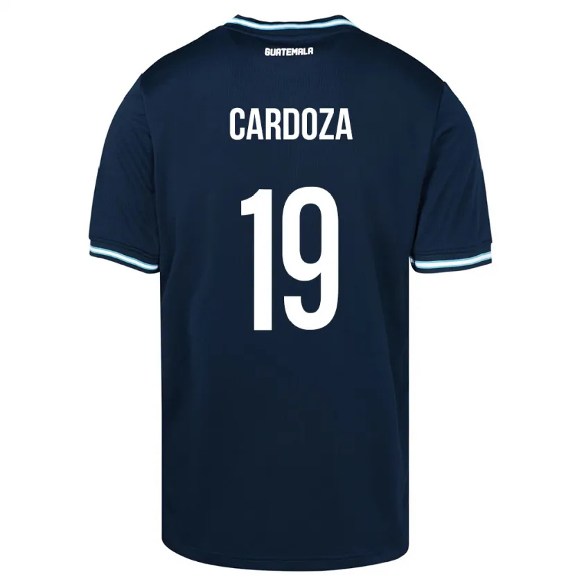 Danxen Barn Guatemala Elmer Cardoza #19 Blå Bortetrøye Drakt Trøye 24-26 Skjorter T-Skjorte