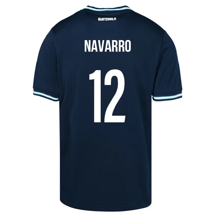 Danxen Barn Guatemala Kenderson Navarro #12 Blå Bortetrøye Drakt Trøye 24-26 Skjorter T-Skjorte