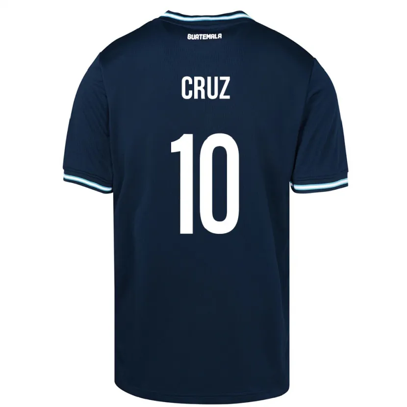 Danxen Barn Guatemala Axel De La Cruz #10 Blå Bortetrøye Drakt Trøye 24-26 Skjorter T-Skjorte