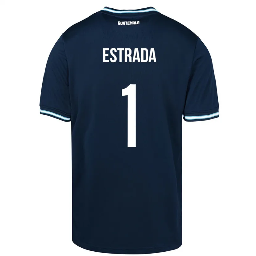Danxen Barn Guatemala Alexia Estrada #1 Blå Bortetrøye Drakt Trøye 24-26 Skjorter T-Skjorte