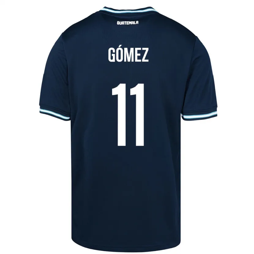 Danxen Barn Guatemala Savianna Gómez #11 Blå Bortetrøye Drakt Trøye 24-26 Skjorter T-Skjorte