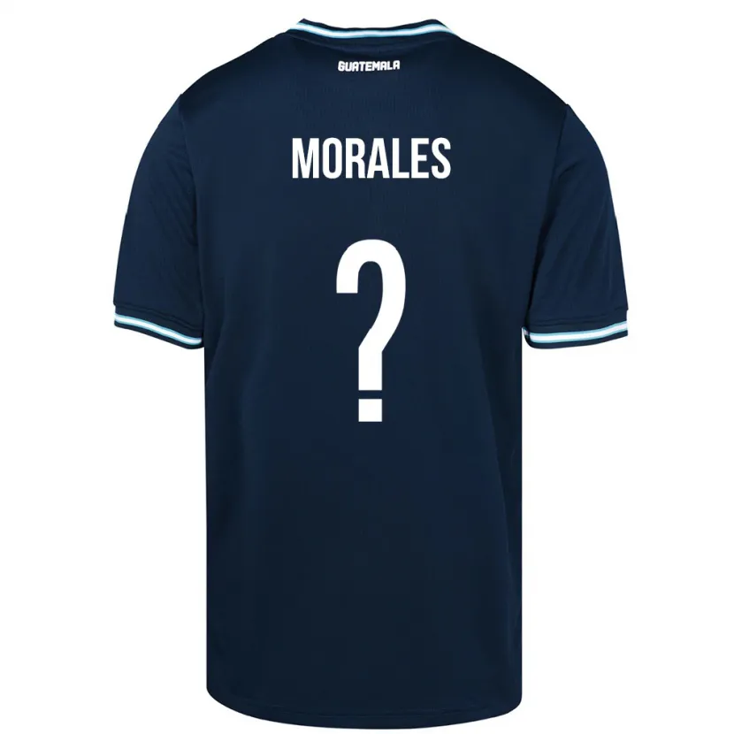 Danxen Barn Guatemala Karla Morales #0 Blå Bortetrøye Drakt Trøye 24-26 Skjorter T-Skjorte