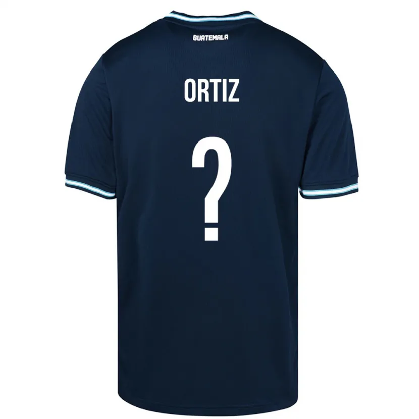 Danxen Barn Guatemala Jenifer Ortiz #0 Blå Bortetrøye Drakt Trøye 24-26 Skjorter T-Skjorte