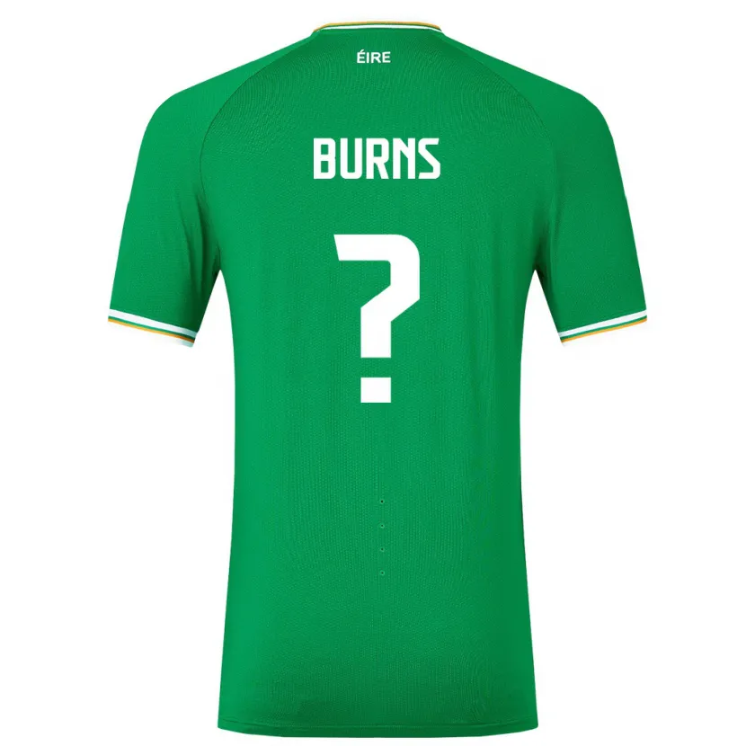 Danxen Mann Irland Darragh Burns #0 Grønn Hjemmetrøye Drakt Trøye 24-26 Skjorter T-Skjorte