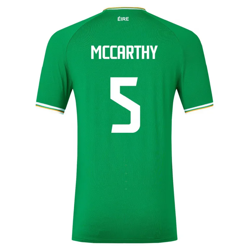 Danxen Mann Irland Taylor Mccarthy #5 Grønn Hjemmetrøye Drakt Trøye 24-26 Skjorter T-Skjorte