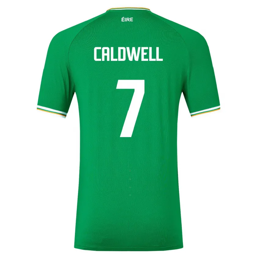 Danxen Mann Irland Diane Caldwell #7 Grønn Hjemmetrøye Drakt Trøye 24-26 Skjorter T-Skjorte