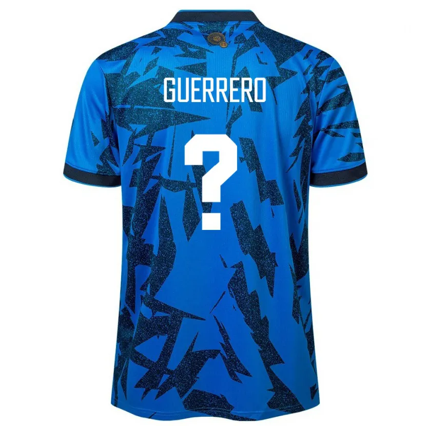 Danxen Mann El Salvador Alexander Guerrero #0 Blå Hjemmetrøye Drakt Trøye 24-26 Skjorter T-Skjorte
