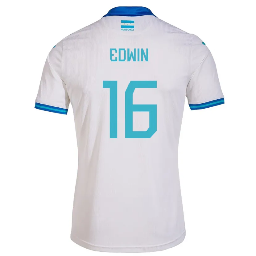 Danxen Mann Honduras Edwin Rodríguez #16 Hvit Hjemmetrøye Drakt Trøye 24-26 Skjorter T-Skjorte