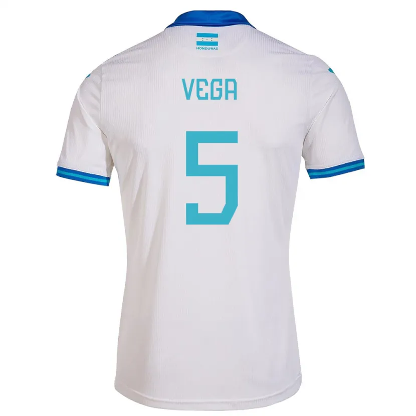 Danxen Mann Honduras Luis Vega #5 Hvit Hjemmetrøye Drakt Trøye 24-26 Skjorter T-Skjorte