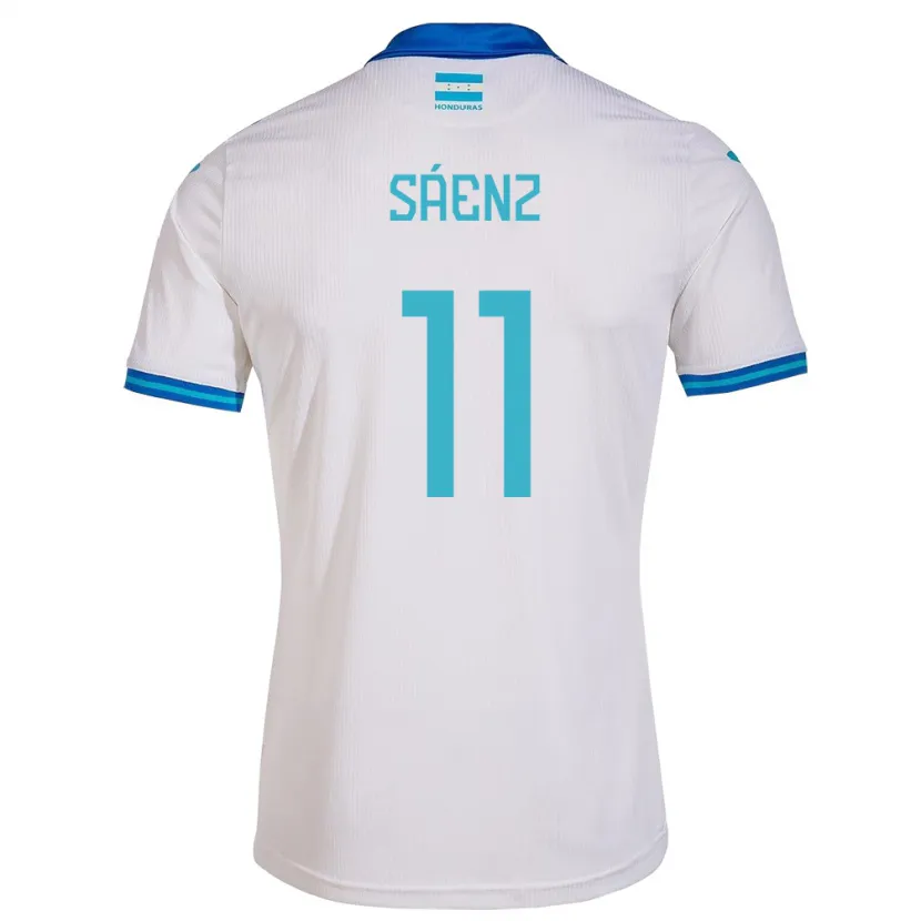 Danxen Mann Honduras Bryan Sáenz #11 Hvit Hjemmetrøye Drakt Trøye 24-26 Skjorter T-Skjorte