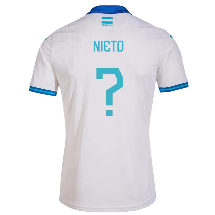 Danxen Mann Honduras Maddeline Nieto #0 Hvit Hjemmetrøye Drakt Trøye 24-26 Skjorter T-Skjorte