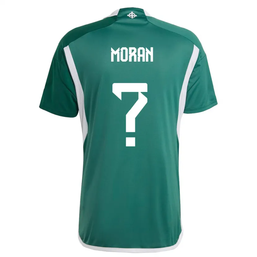 Danxen Mann Nord-Irland Harry Moran #0 Grønn Hjemmetrøye Drakt Trøye 24-26 Skjorter T-Skjorte