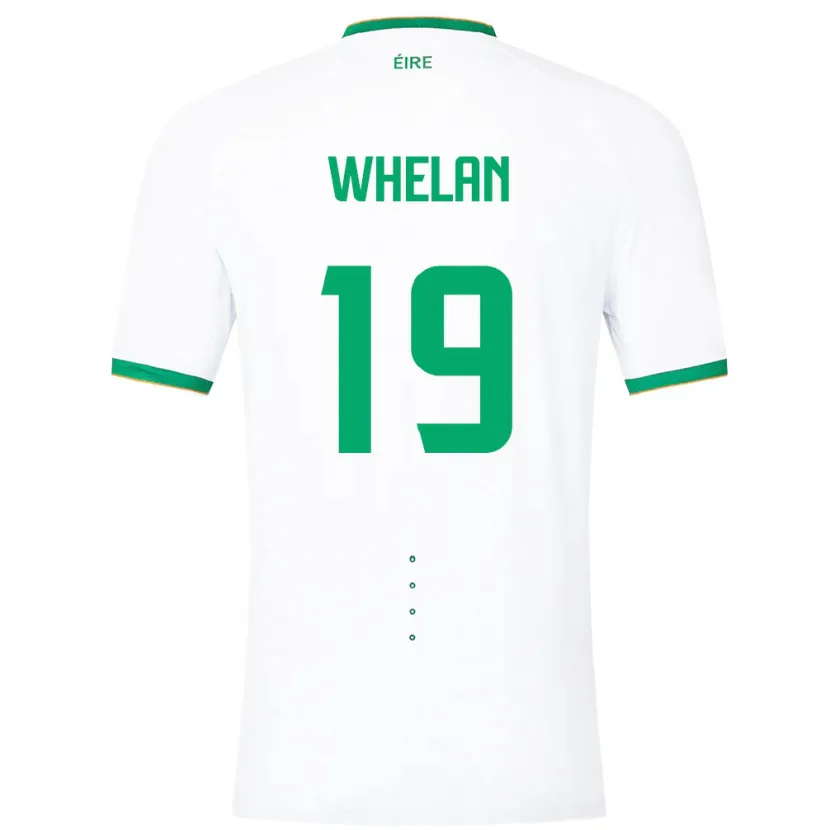 Danxen Mann Irland Emily Whelan #19 Hvit Bortetrøye Drakt Trøye 24-26 Skjorter T-Skjorte