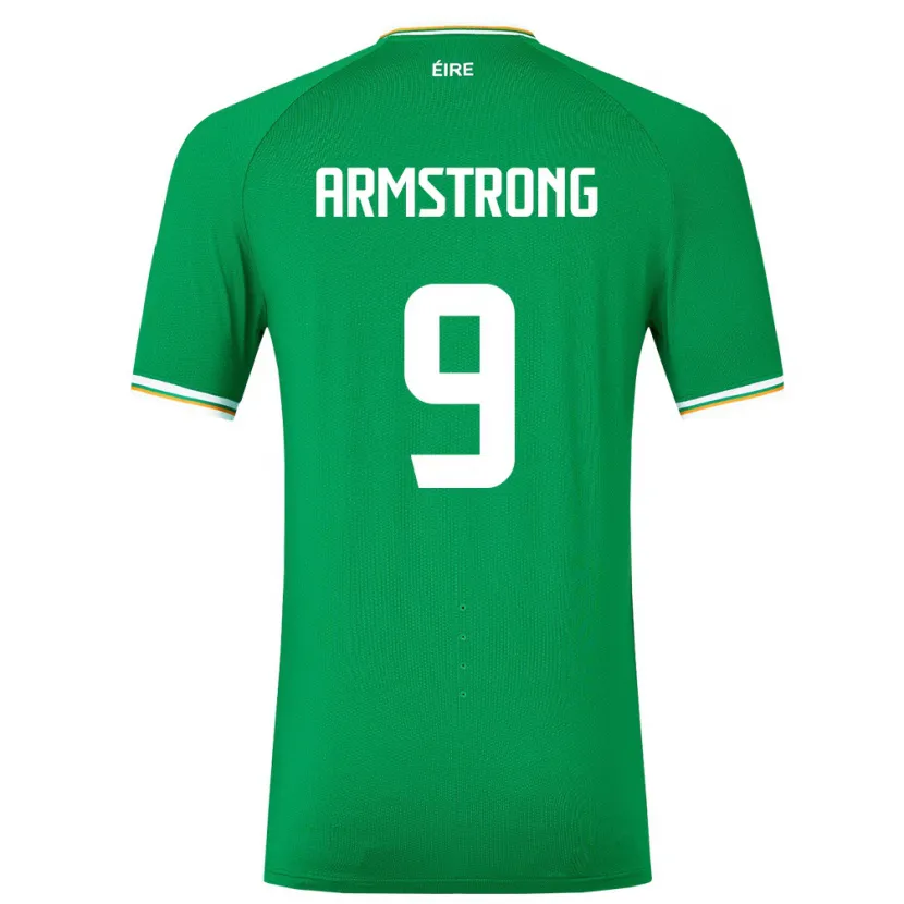 Danxen Dame Irland Sinclair Armstrong #9 Grønn Hjemmetrøye Drakt Trøye 24-26 Skjorter T-Skjorte