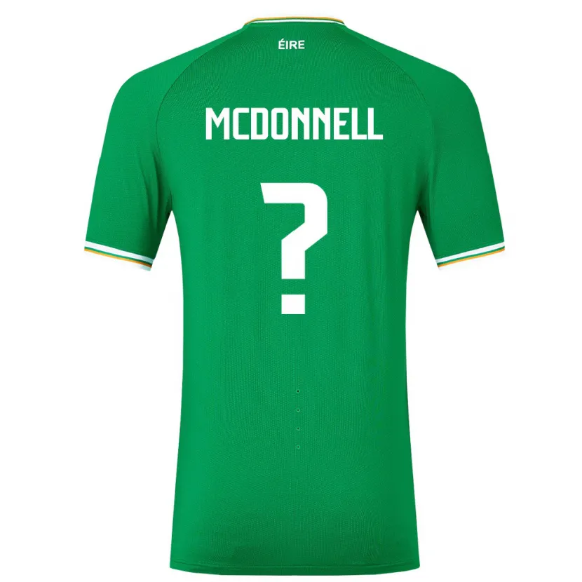 Danxen Dame Irland Grady Mcdonnell #0 Grønn Hjemmetrøye Drakt Trøye 24-26 Skjorter T-Skjorte